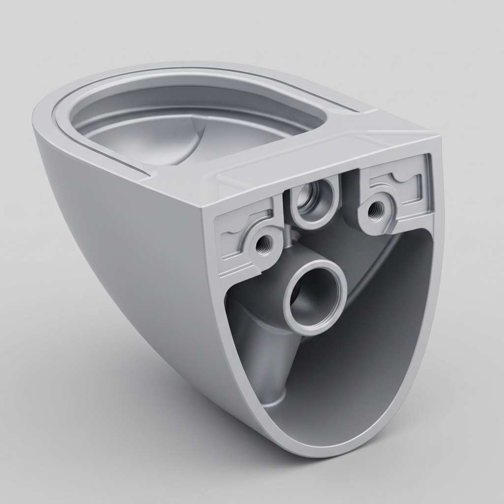 Italian Wall Hung 3D CAD Solid Model